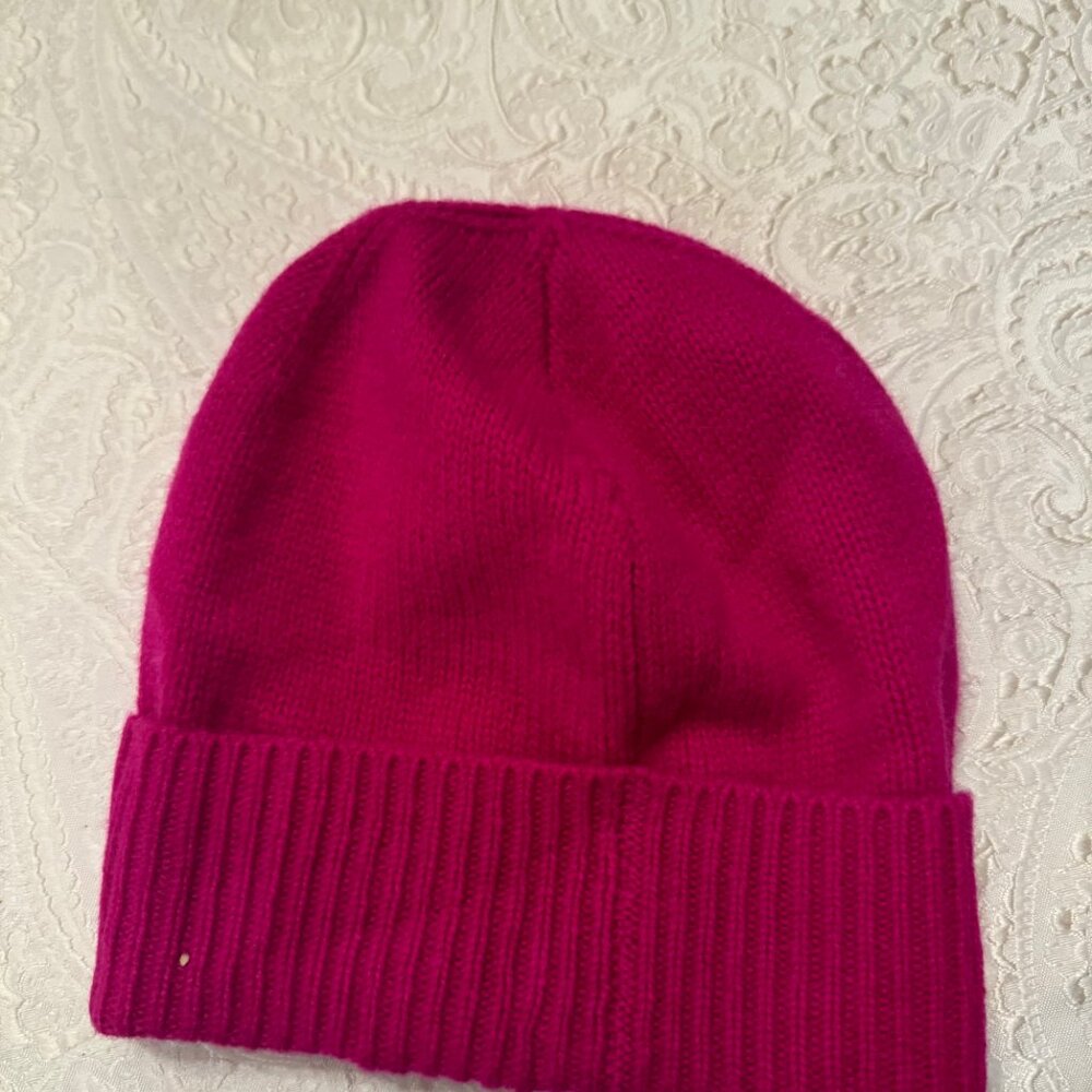 Charter Club 100% Cashmere Cuffed Beanie - Picture 2 of 5